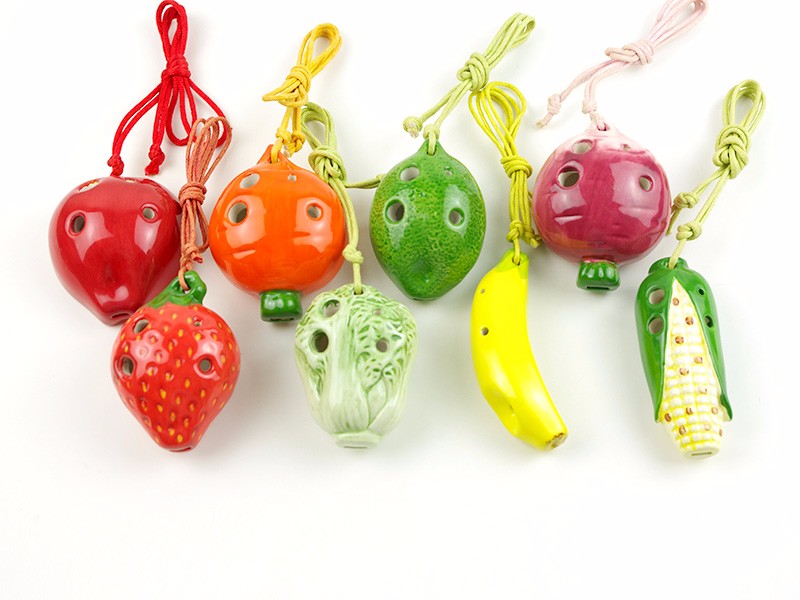 4孔造型笛-果蔬類