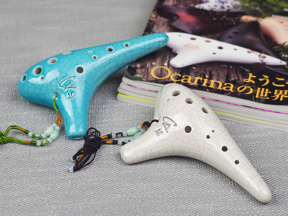 12孔加長型裂紋陶笛